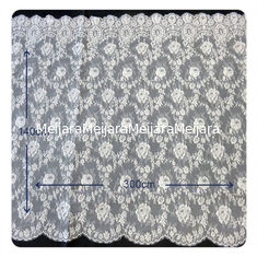 China AEO FREE  Floral Chantilly 100% Nylon Lace Fabric For All Kinds Of Garment supplier