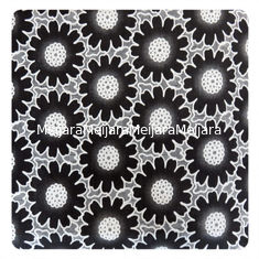 China Fashion Different Color Big  Floral Cotton Polyester Lace Fabric , Burn Out Lace Fabric supplier