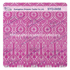 China Corded Lace Fabric with Scallop / SGS Tested For Women Top and Dress  Fastness supplier
