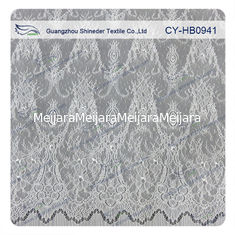 China Antique Decorative Eyelash Embroidered Wide Stretch decorative Lace Trim Fabric supplier