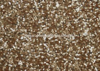 China Washable Beaded Lace Fabric with Gold Color Shining Sequins CY-XP0002 supplier