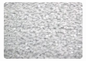 China White Beaded Lace Fabric supplier