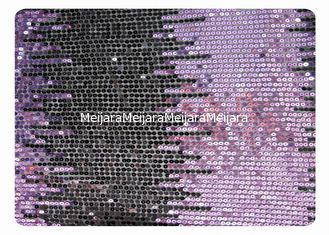 China OEM / ODM Custom Beaded Lace Fabric , Shining Sequins Design CY-XP0014 supplier
