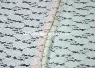 China Elegant Colored Breathable Brushed Jacquard Lace Fabric For Women supplier