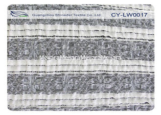 China Dramatic Charming Stretch Lace Fabric For Shirt Bag , Polyester Spandex Fabric CY-LW0017 supplier