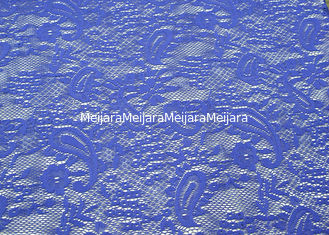 China High Tenacity Purple Polyester Lace Fabric of Cashew Design CY-CT8503 supplier