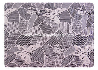 China Butterfly Pattern Polyester Lace Fabric , OEM / ODM Offer CY-CT8515 supplier