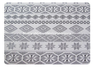 China Geometric Polyester Lace Fabric for Garment / Curtain CY-CT8519 supplier