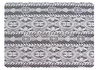 China Geometric Polyester Lace Fabric OEM / ODM Offer CY-CT9097 supplier