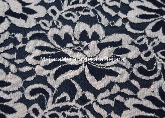 China Custom Flower Nylon Elastic Lace Fabric For Upholstery OEM / ODM CY-LW0790 supplier