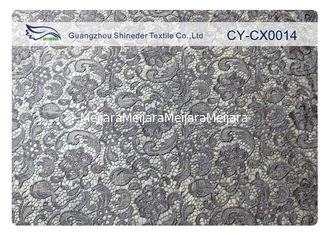 China High Tenacity Embroidered Lace Fabric For Garment Trimming CY-CX0014 supplier