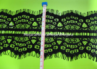 China 2013 Fashion Black Eyelash Lace Trim For Ladies Garment CY-HB0442 supplier