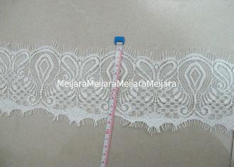 China White Eyelash Lace Trim For Garment Accessories with 13cm Width CY-HB3242 supplier