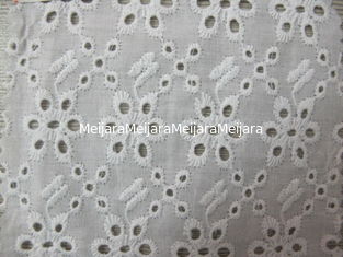 China 100% Cotton Eyelet Lace Fabric Trim / Curtain Decorative Lace Trim OEM CY-CX0032 supplier