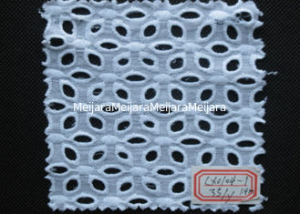 China Embroidered Eyelet Lace Trim For Wedding Dress , Stretchable Eco Friendly CY-CX0104-1 supplier