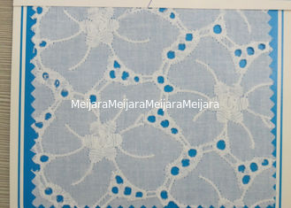 China Water Soluble Eyelet Wide Stretch Lace Trim With Flower Pattern For Underwear CY-CX0112 supplier