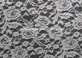 China 150CM Chemical Corded Flower Lace Fabric 40% Nylon + 60% Cotton CY-DK0004 supplier