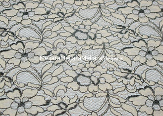 China Guipure Polyester Nylon Cord Lace Fabric Anti-Static , 150cm Width CY-LW0633 supplier
