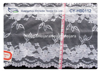 China 100% Nylon Lace Fabric , High Tenacity for Garment , Dress CY-HB0112 supplier