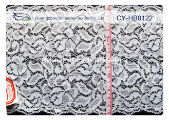 China Fashion Cotton Nylon Lace Fabric Water Soluble , 15cm Width CY-HB0122 supplier