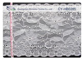 China Water Soluble Elastic Lace Fabric , Stretchable Lace Trim SGS CY-HB0285 supplier