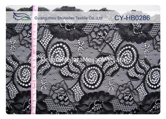 China Comfort Design Jacquard Elastic Lace Fabric For Lingerie OEM CY-HB0286 supplier