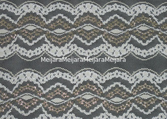 China Gold Metallic Lace Fabric 150cm Width / Water Soluble Lace Fabric CY-LW0798 supplier