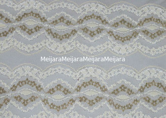China Underwear Metallic Lace Fabric Nylon Polyester Spandex Material CY-LW0798 supplier
