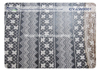 China Dress Cotton Nylon Lace Fabric Eco Friendly 30% Nylon 70% Cotton CY-LW0001 supplier