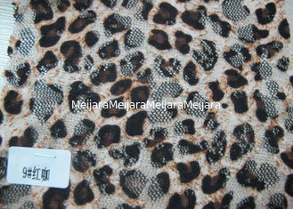 China Custom Digital Printed Stretch Sexy Leopard Lace Fabric By The Yard supplier