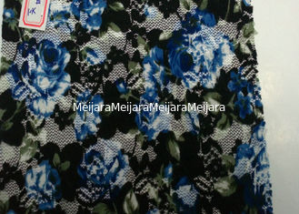 China Flower Shape Digital Printed Fabric At Home , Spandex and Nylon Content supplier