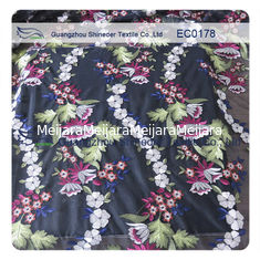 China Coast Multi - Color Floral Lace Fabric Cotton Lace Trim For Wedding Dress supplier