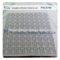 China ±150CM Charming Nylon Cotton Lace Fabric AZO Free Dyeing 76.5% Nylon + 23.5% Cotton supplier