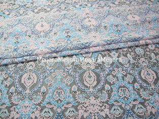 China Colored Cotton Floral Polyester Lace Fabric Burnout Allover Lace for Lady Garment(CY-DK0040) supplier