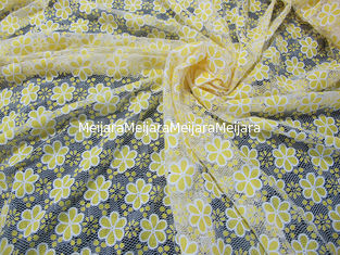China Printed Cotton Charming Polyester Lace Fabric with Allover Lace for Lady Garment(CY-DK0021) supplier