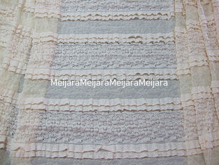 China Multilayer Bridal Stretch Lace Trim Fabric Eco Friendly 50’’- 52’’ CY-LW0182 supplier