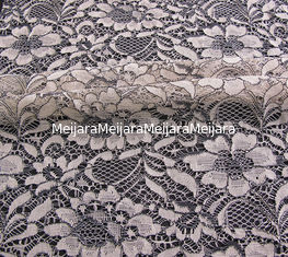 China Guipure Corded Lace Fabric , Shrink-Resistant Polyester Nylon Fabric CY-LW0633 supplier