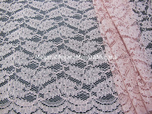 China Cotton Nylon Wedding Dress Lace Fabric With Floral Decoration AZO Free SYD-0009 supplier