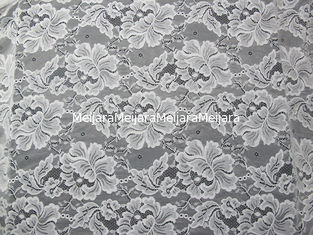 China Custom Digital Nylon Embroidery Lace Fabric Flower Design For Dressmaking supplier