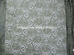 China Flower Nylon Lace Fabric Knitted For Garment With Non-Stretch Lace supplier