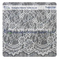 China 1.45*3 Meters size nylon chantilly lace trim for fashion &amp; wedding dress supplier