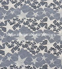 China Lace Fabirc Cotton Nylon Fabirc (FNC)   Stars width 1.5m for dress supplier