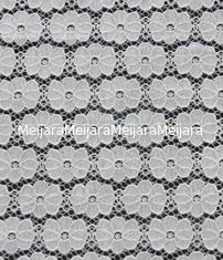 China Regularty of typography nylon&cotton Lace fabric  for ladies garment supplier