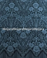 China Eyelash Nylon Lace Fabric for ladies garment supplier