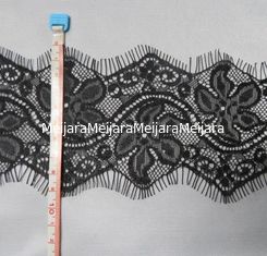 China Nylon Eyelash Lace Trim for ladies garment supplier