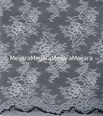 China white or else  of 100% Nylon for fashion garments, wedding dress supplier