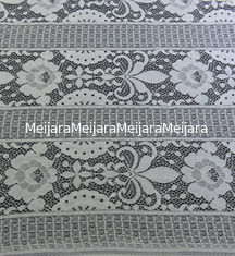 China Floral Trident Polka dots Cotton Nylon Lace Fabric For Dressing  152CM Width supplier
