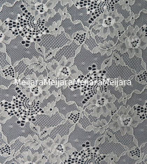 China Elastic Lace Fabric of Spandex & Nylon with Clover Flower Pattern supplier