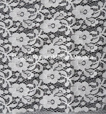 China Fashion Garment Elastic Lace Fabric Eco Friendly AZO Free Dyeing supplier