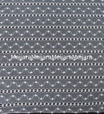 China Elastic Floral Lace Fabric Red Shrink-Resistant OEM / ODM supplier